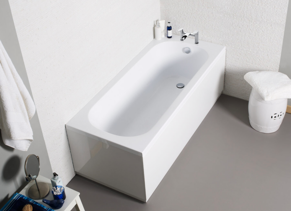 Kartell K-VIT Supastyle Front Bath Panel- White Gloss 1500mm (BAT210SU)