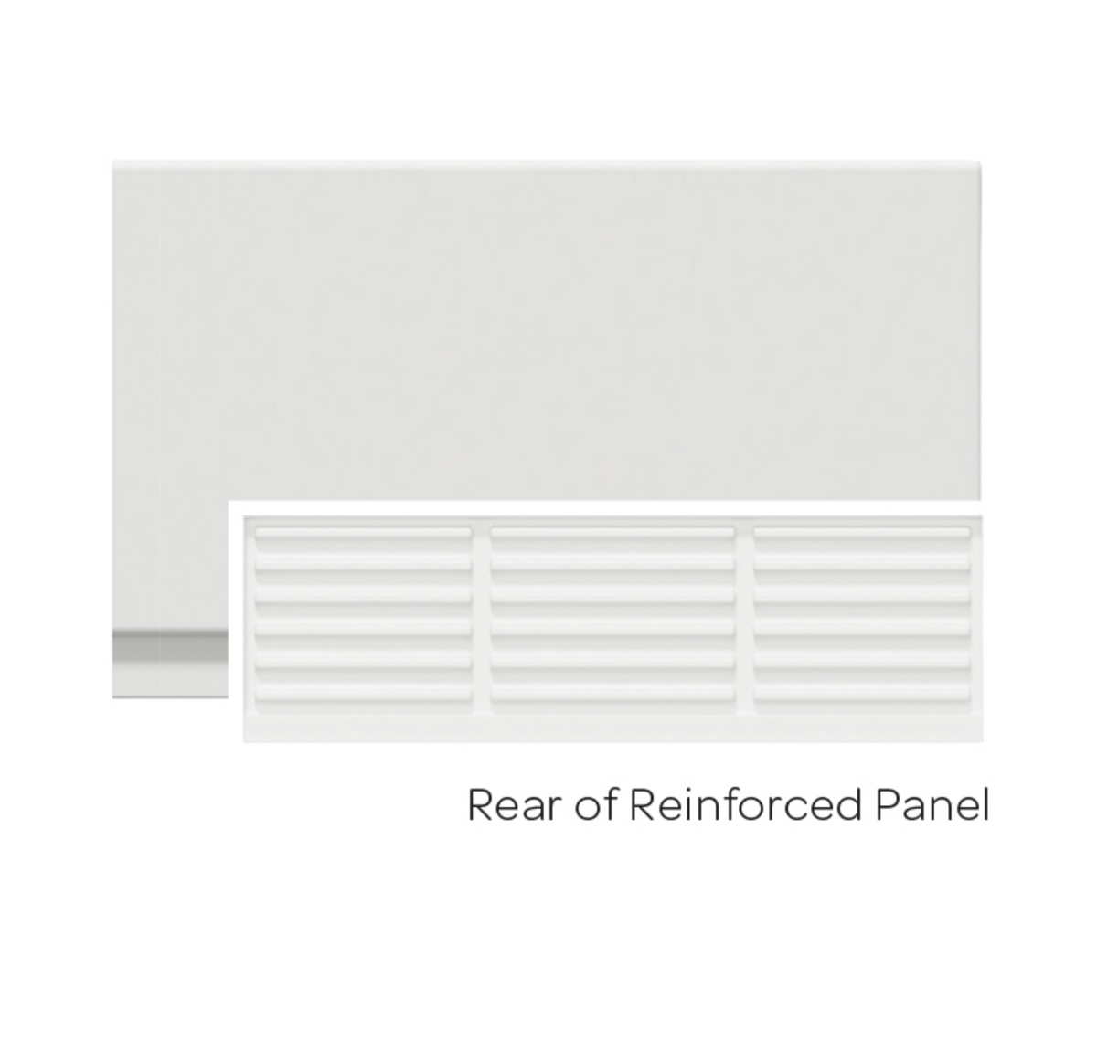 Kartell K-VIT Sonic 700mm reinforced end bath panel
