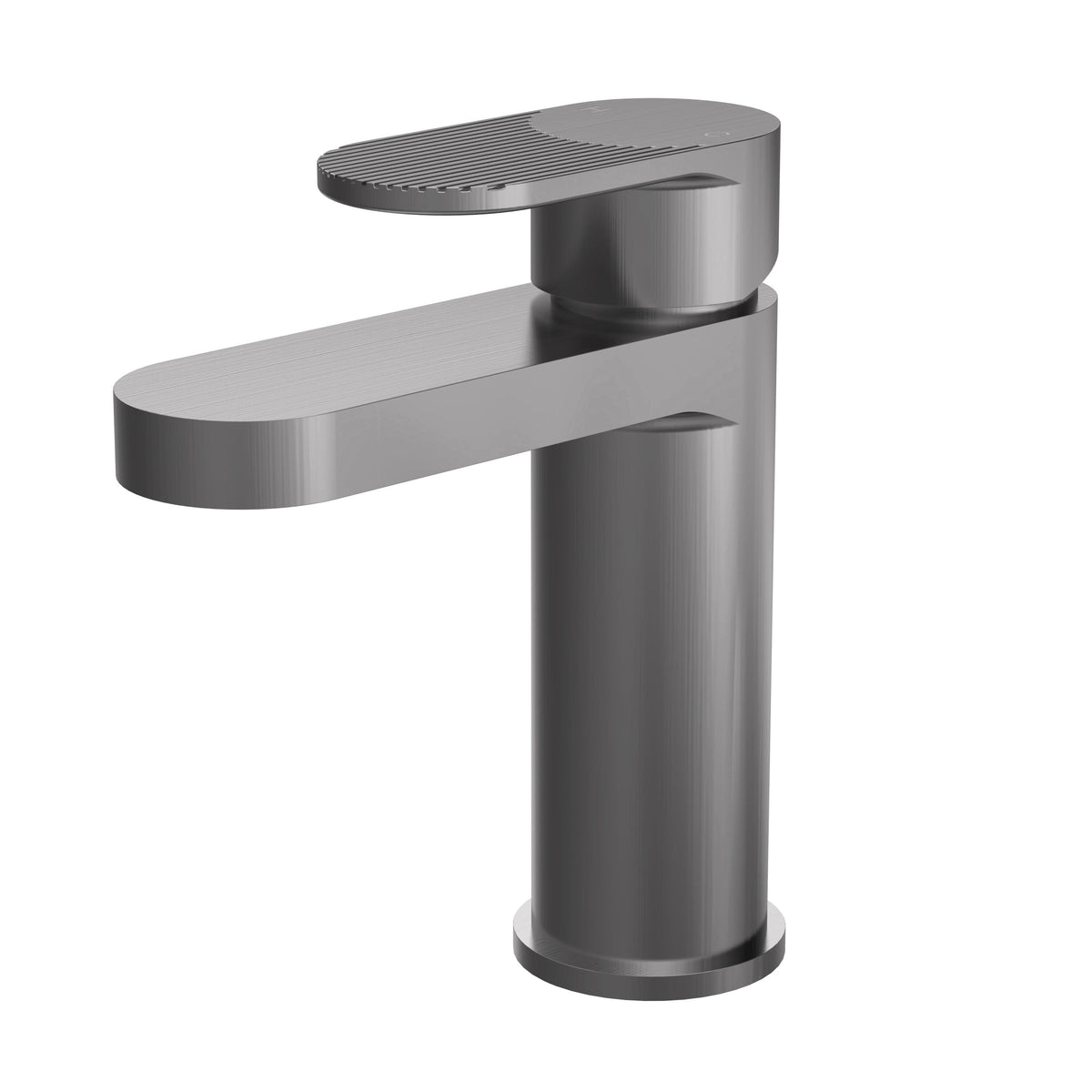 Nuie Cyprus Fluted Mono Basin Mixer With Waste – Brushed Bronze or Brushed Pewter, photo 2