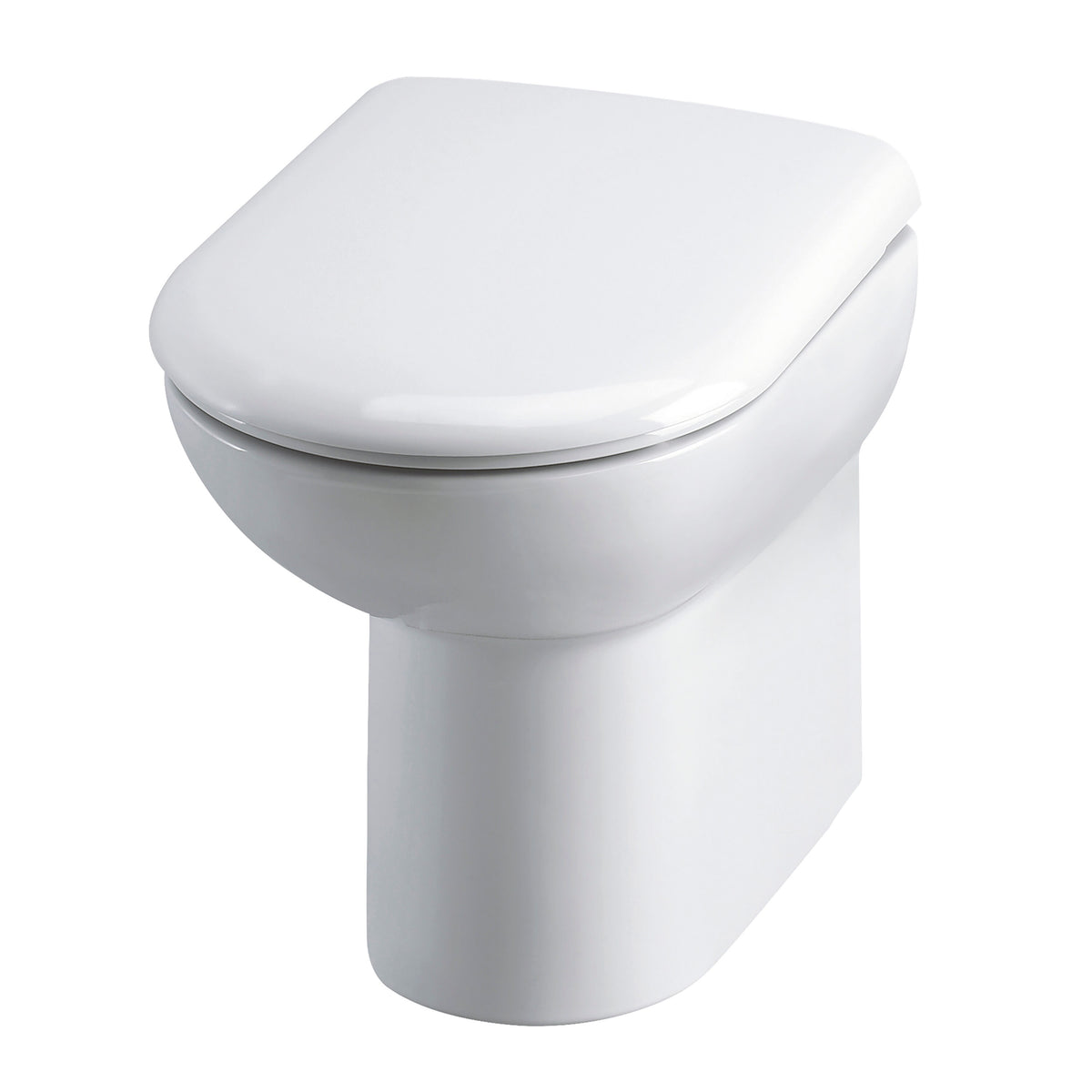 Nuie Lawton Round Back to Wall Toilet Pan – White, photo 2