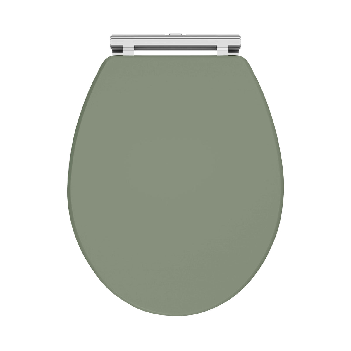 Nuie Classique Round Wooden Soft Close Traditional Toilet Seat With Quick Release Hinge – Soft Black, Satin White, Satin Grey or Satin Green, photo 5