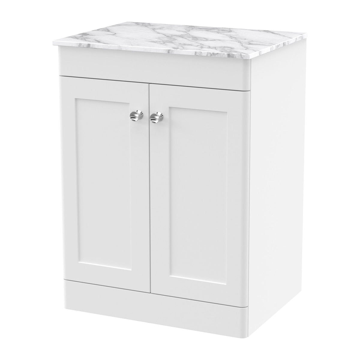 Nuie Classique 2 Door Floor Standing Vanity Unit With Worktop – 600mm & 800mm, photo 6