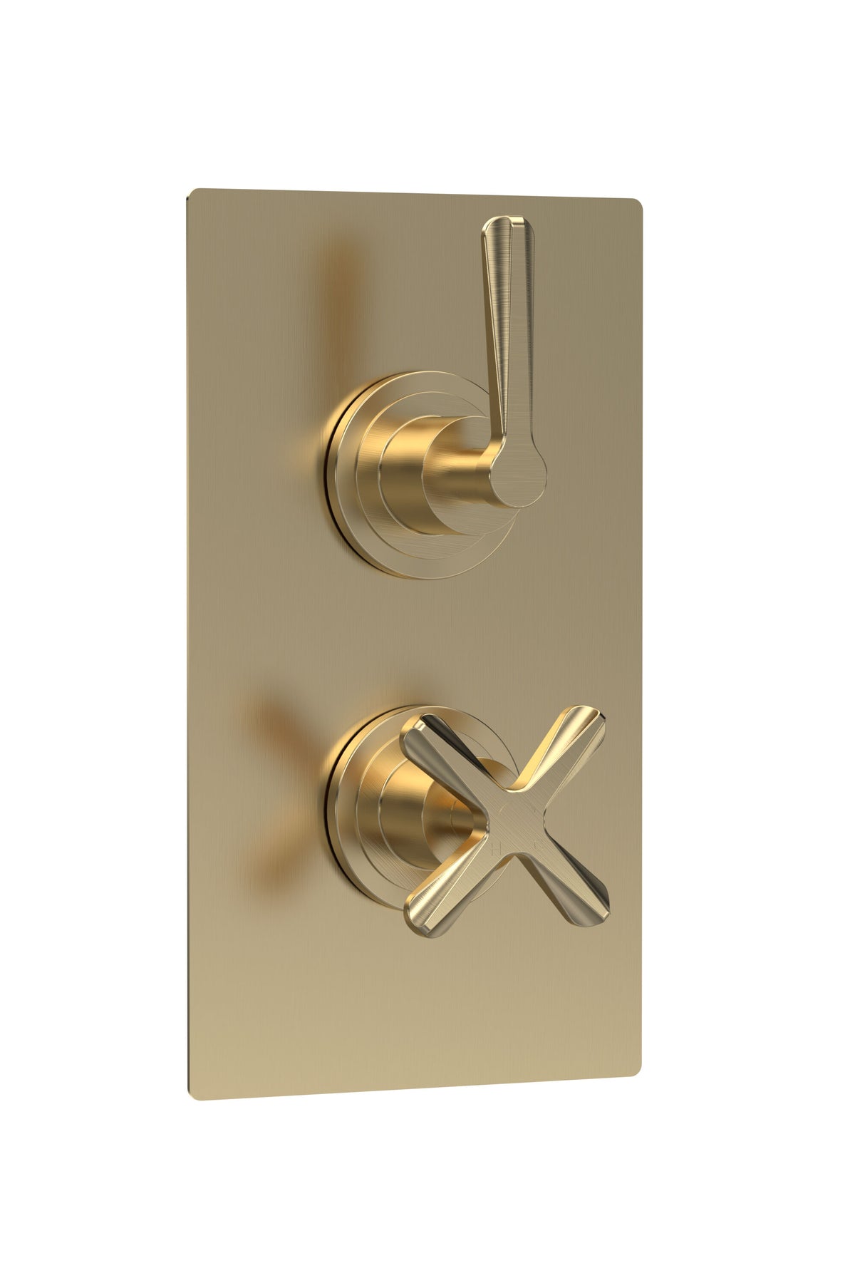 Nuie Aztec Concealed Twin Thermostatic Shower Valve – Chrome, Matt Black or Brushed Brass, photo 3