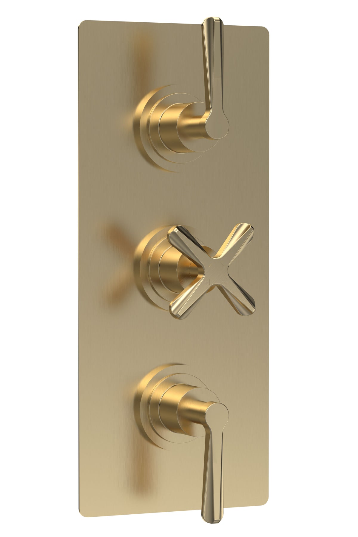 Nuie Aztec Concealed Triple Thermostatic Shower Valve – Chrome, Matt Black or Brushed Brass, photo 3