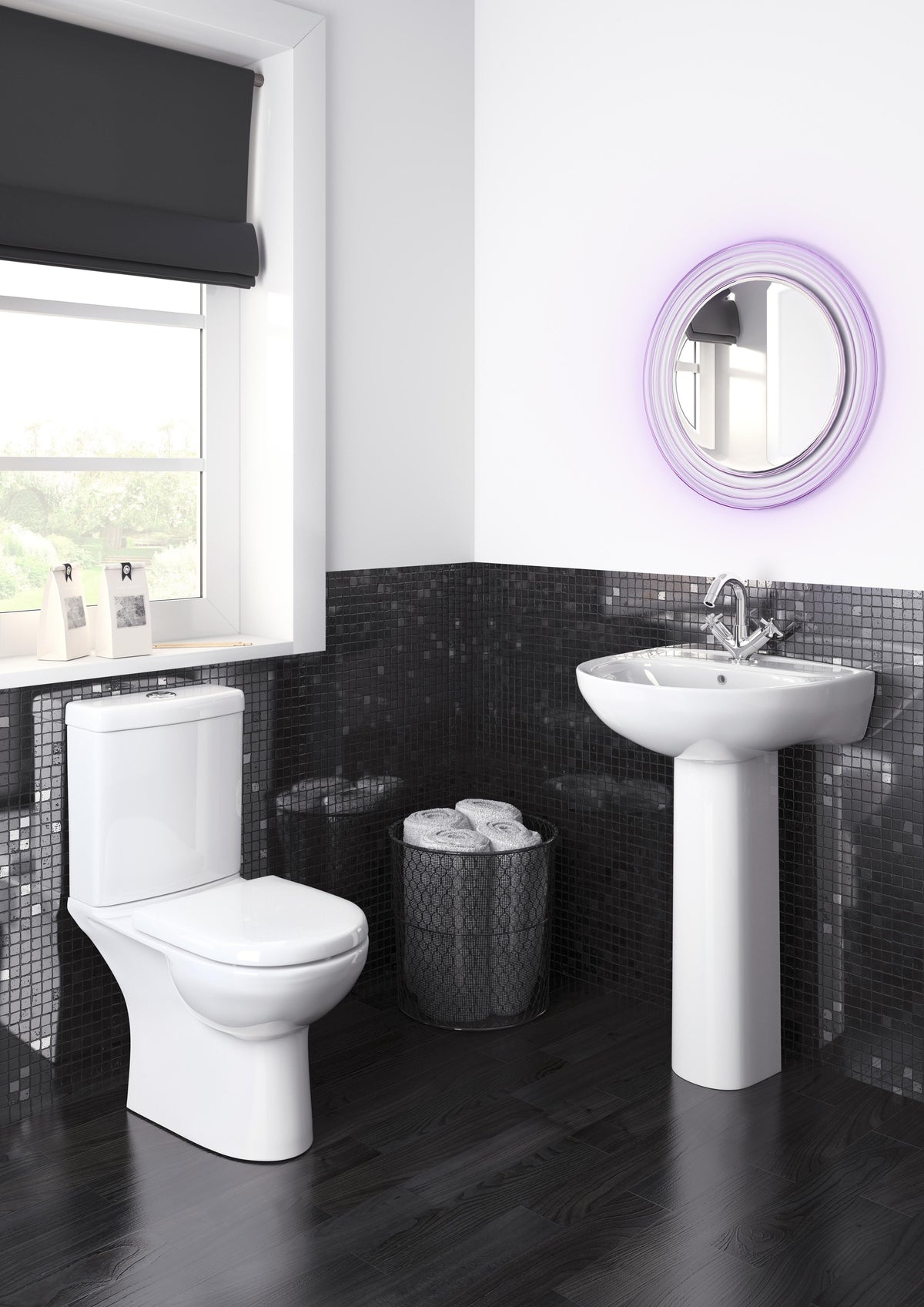 Nuie Lawton Compact Toilet – White, photo 4
