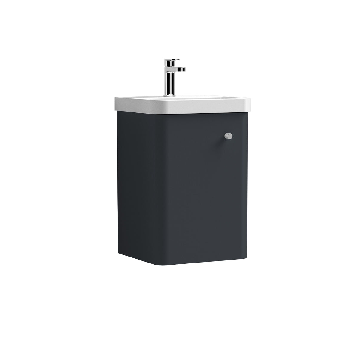 Nuie Core 400mm 1 Door Wall Hung Vanity Unit With Basin, photo 3