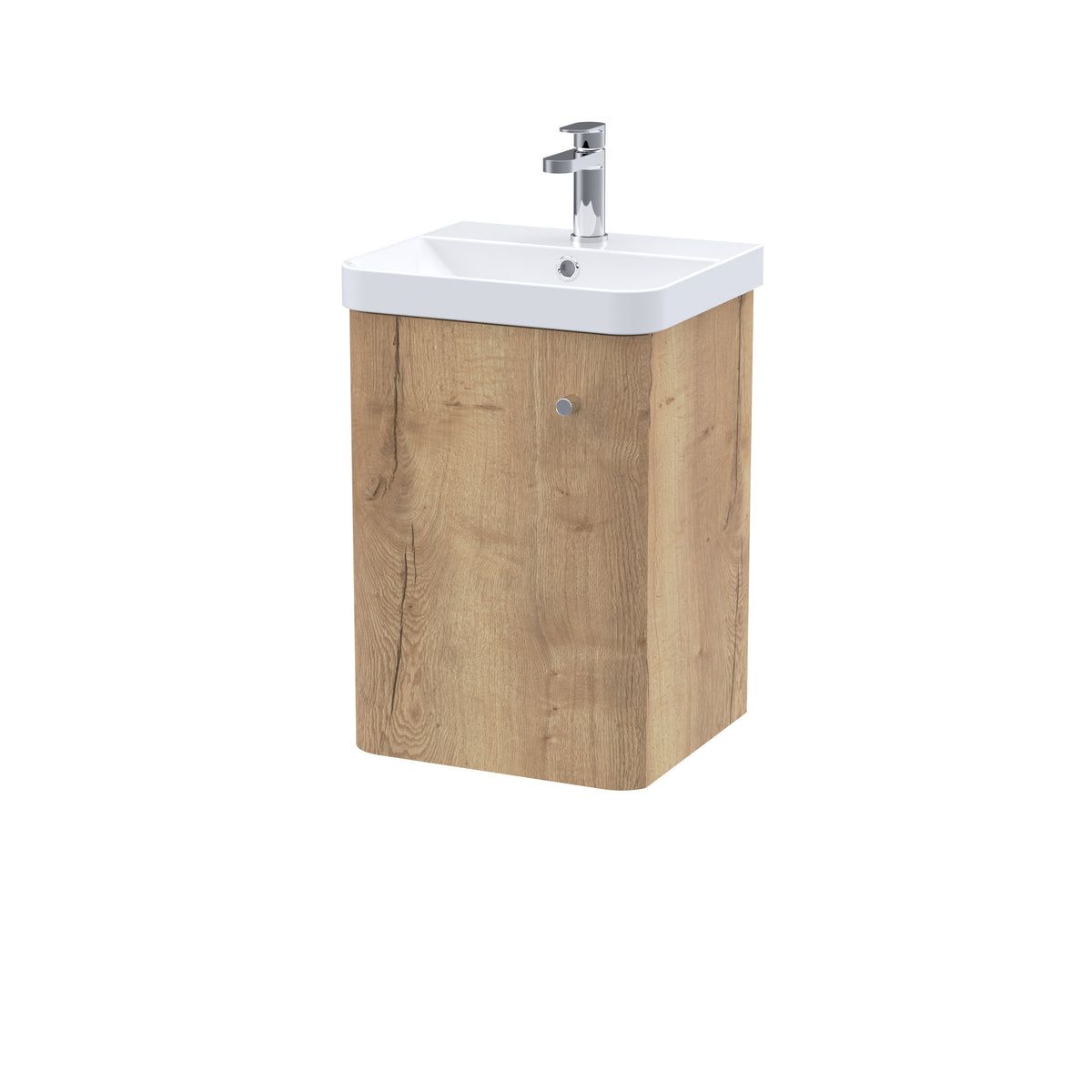 Nuie Core 400mm 1 Door Wall Hung Vanity Unit With Basin, photo 4