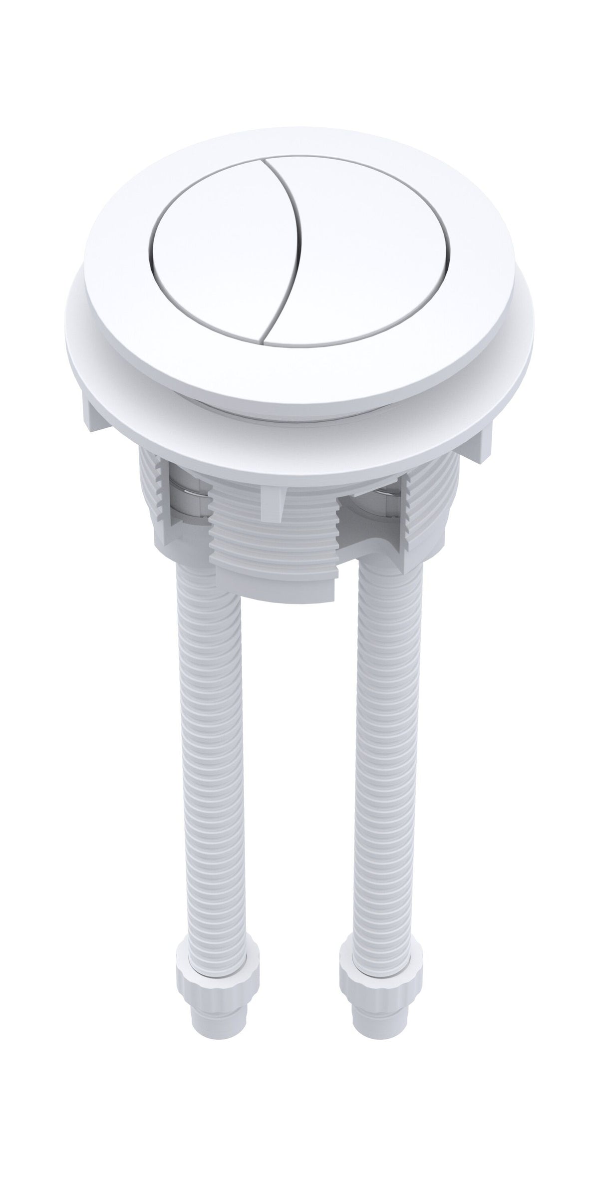 Nuie Dual Flush Cistern Push Button – White or Black