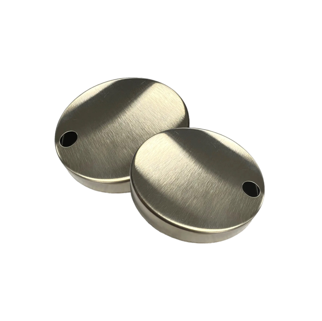 Kartell K-VIT x2 Brushed Brass Cover Caps For Seat Hinges to Suit SEA102D & SEA104D (CPS102BB)