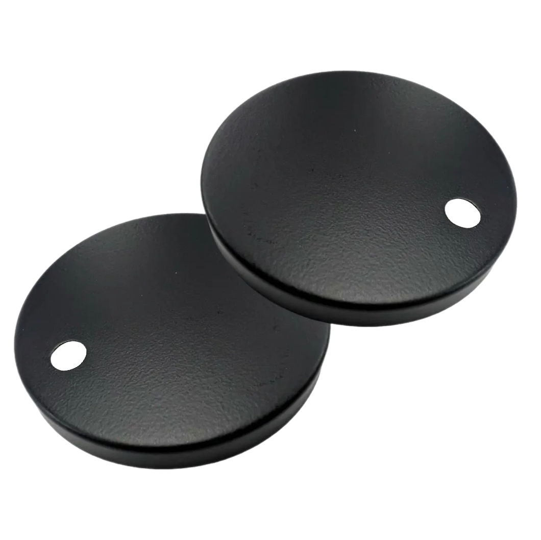 Kartell K-VIT x2 Matt Black Cover Caps For Seat Hinges to Suit SEA102D & SEA104D (CPS601BL)