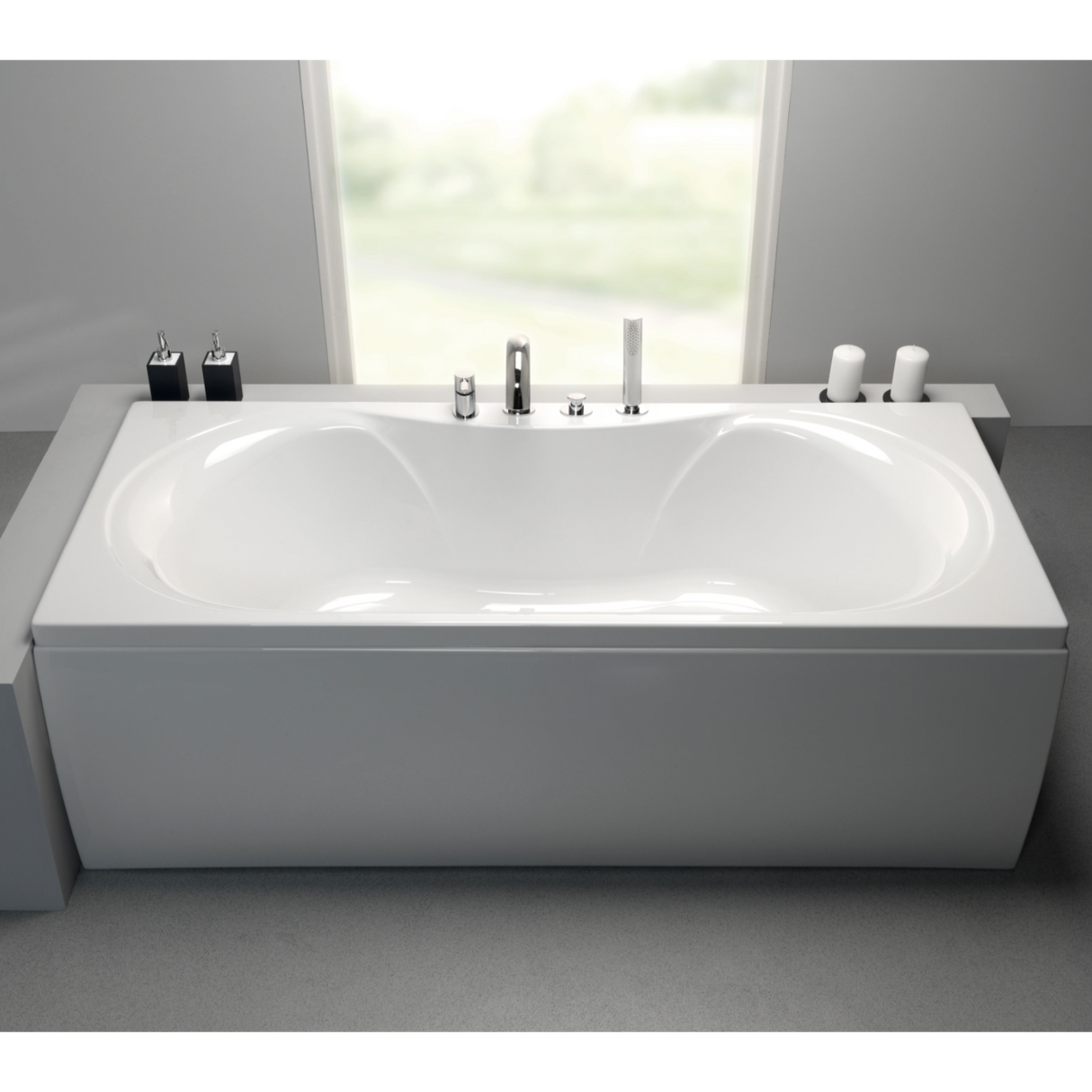 Carron Arc 1800x800mm Double Ended Bath - White Gloss (02019)