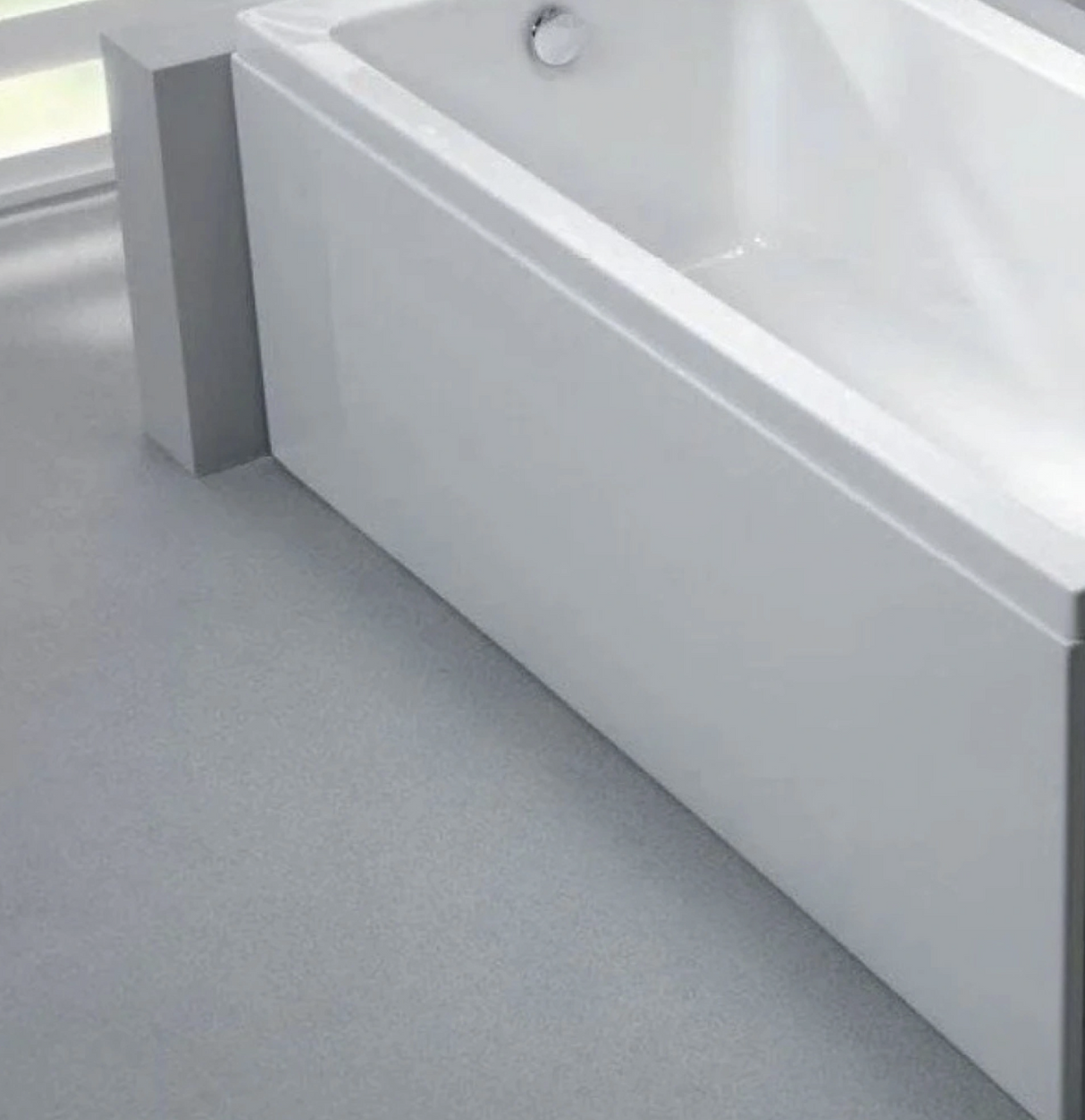 Carron 1750x540mm Carronite Front Bath Panel - White Gloss (02602)