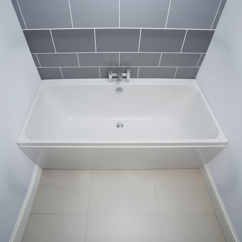 Carron Profile 1600x800mm Double Ended Bath - White Gloss (02589)