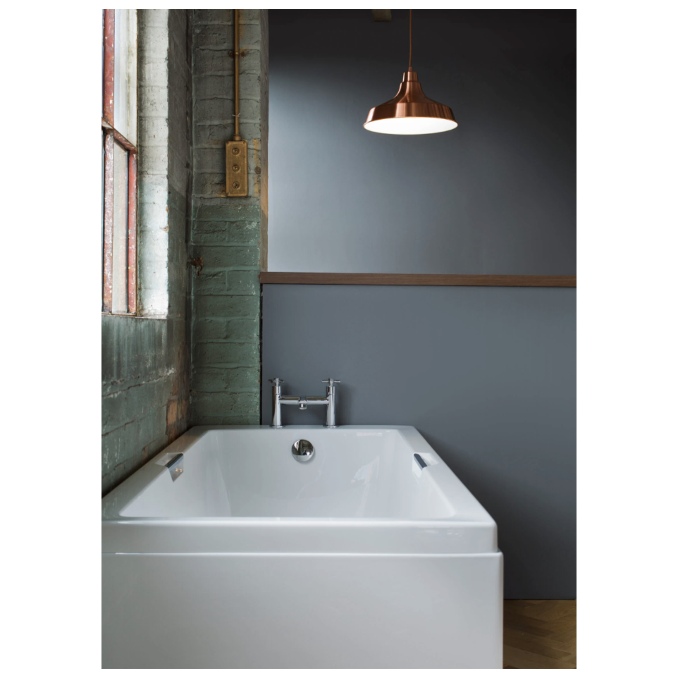 Carron Quantum 1650x700mm Single Ended Bath Carronite - White Gloss (02634)