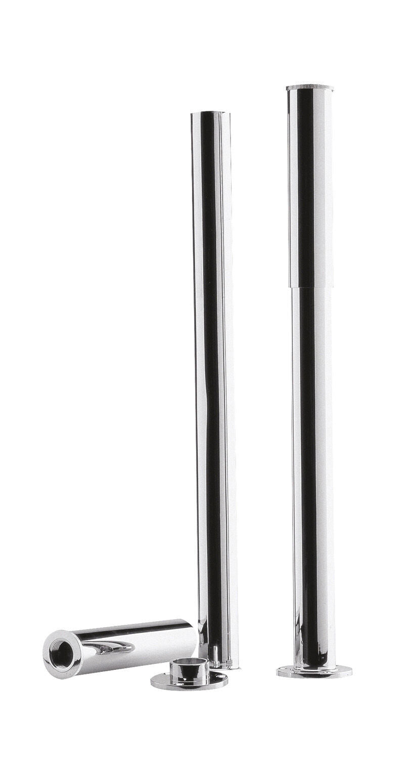 Nuie Bath Legs with Adjustable Shrouds – Chrome