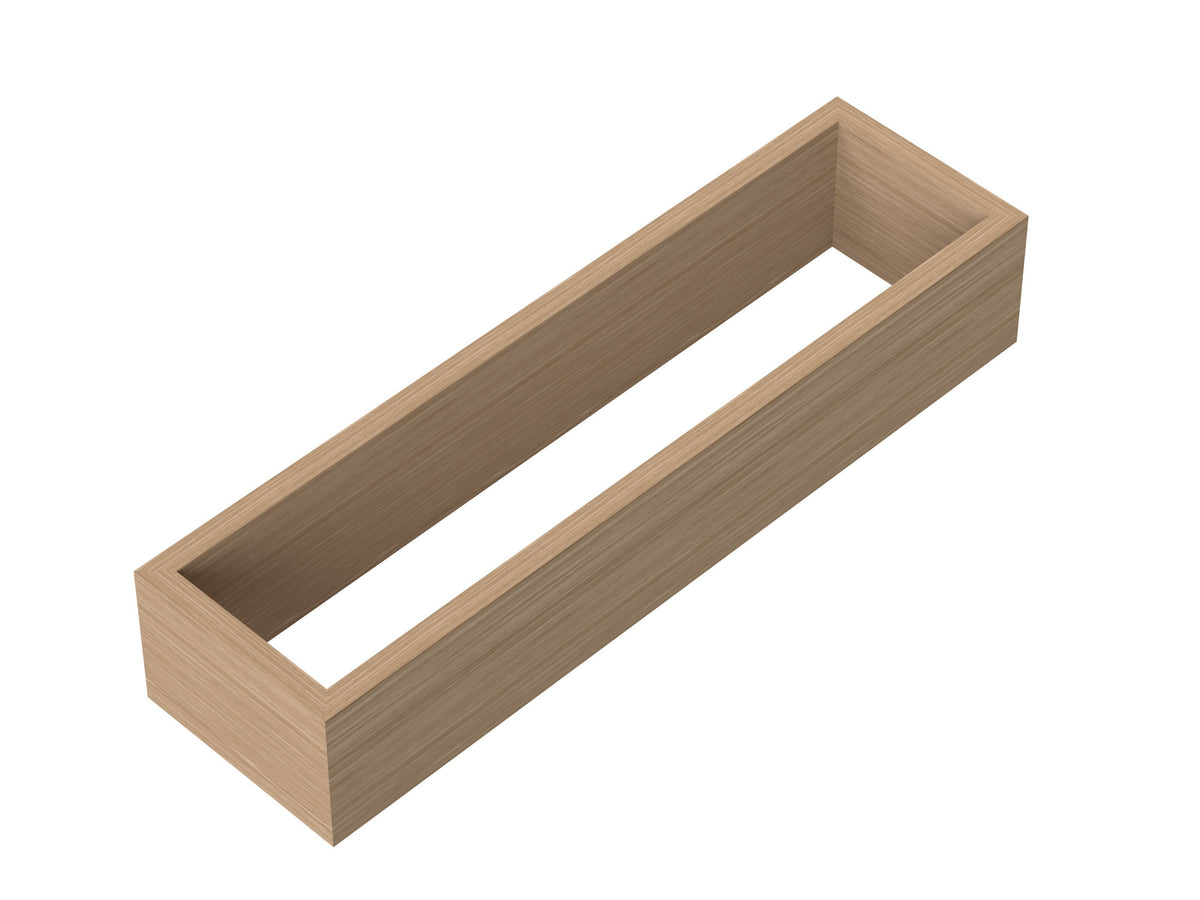 Nuie Straight Bamboo Furniture Drawer Organiser – Light Fawn, photo 2