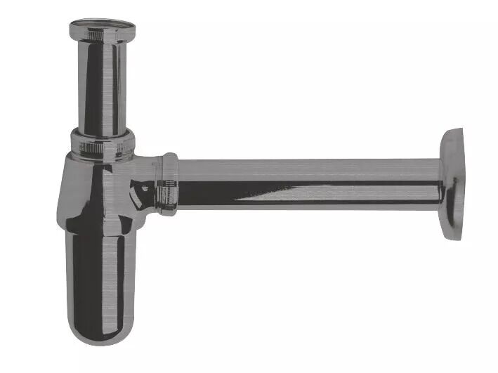 Nuie Basin Waste – Brushed Pewter or Brushed Brass