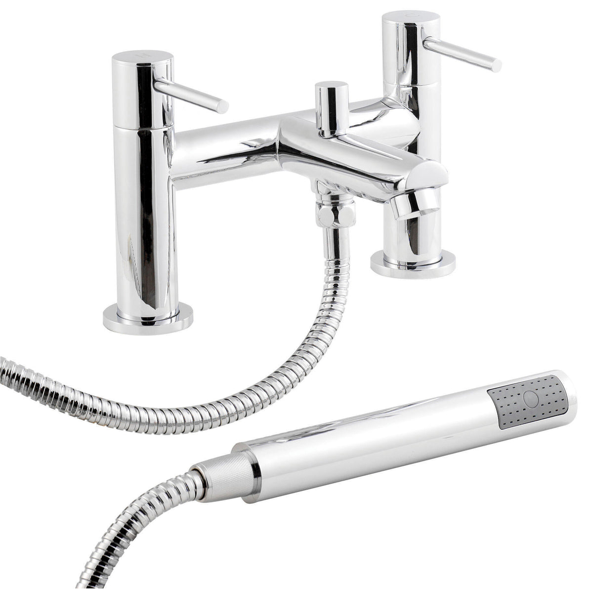 Nuie Series Two Bath Shower Mixer – Chrome, photo 2