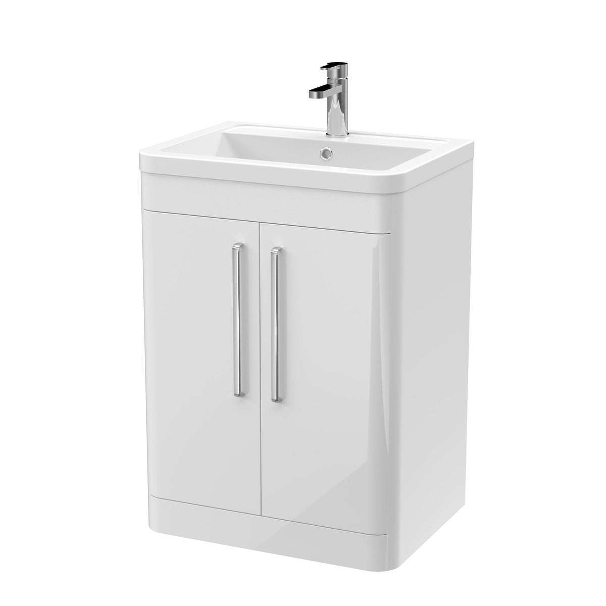 Nuie Parade 600mm 2 Door Floor Standing Vanity Unit With Basin, photo 7