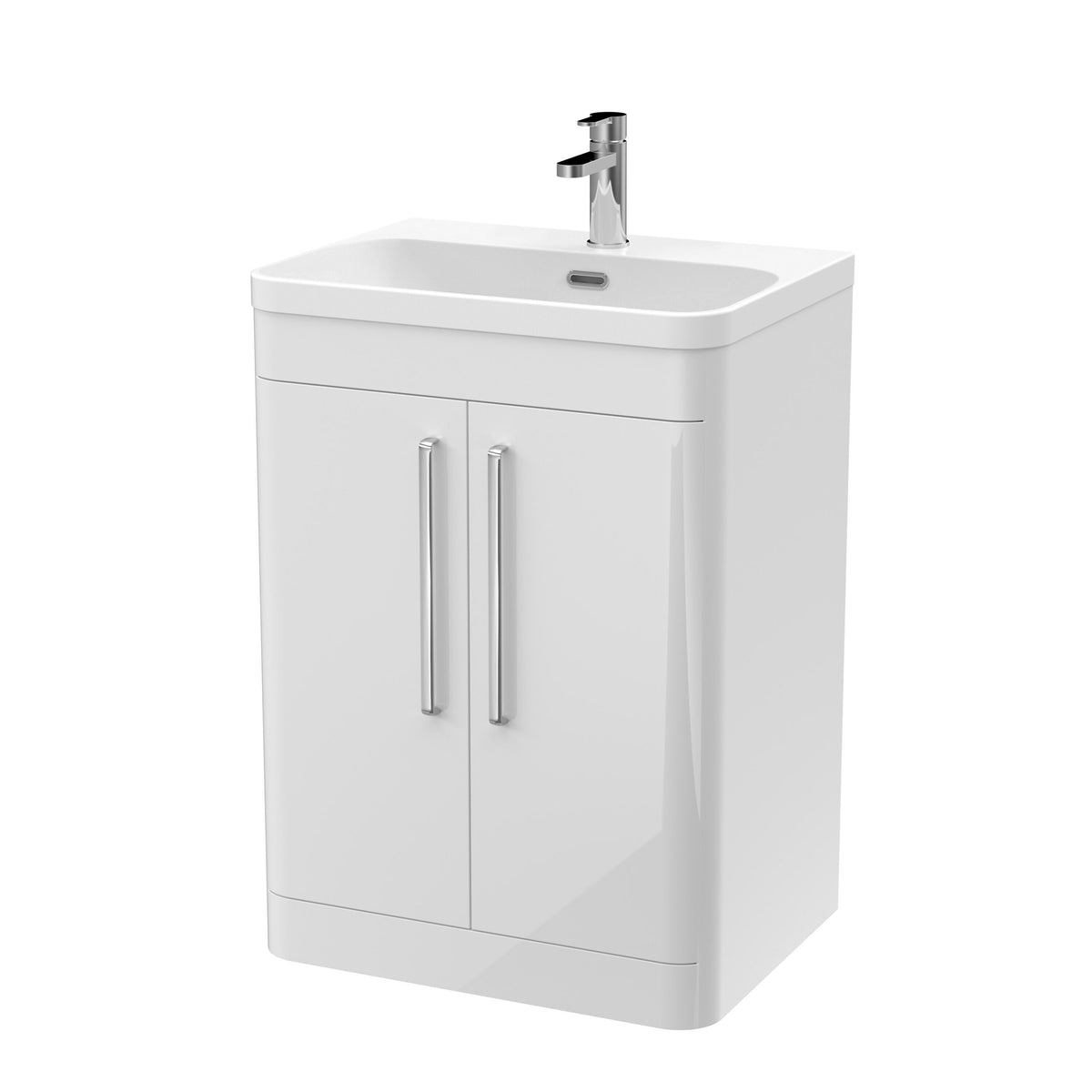 Nuie Parade 600mm 2 Door Floor Standing Vanity Unit With Basin, photo 2
