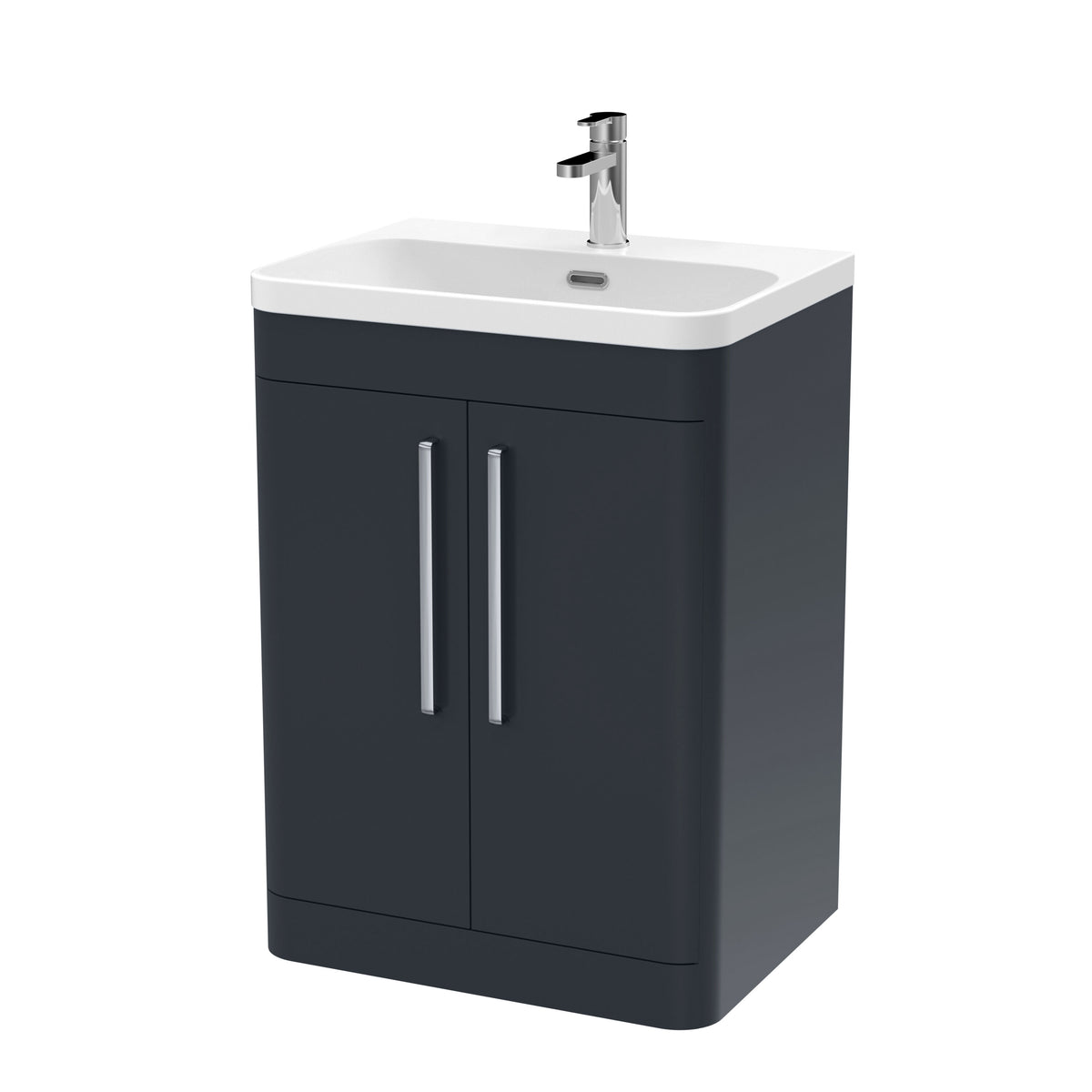 Nuie Parade 600mm 2 Door Floor Standing Vanity Unit With Basin, photo 3