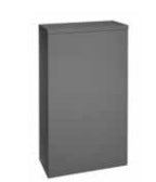 Kartell K-VIT Purity 505mm WC Unit - Storm Grey Gloss