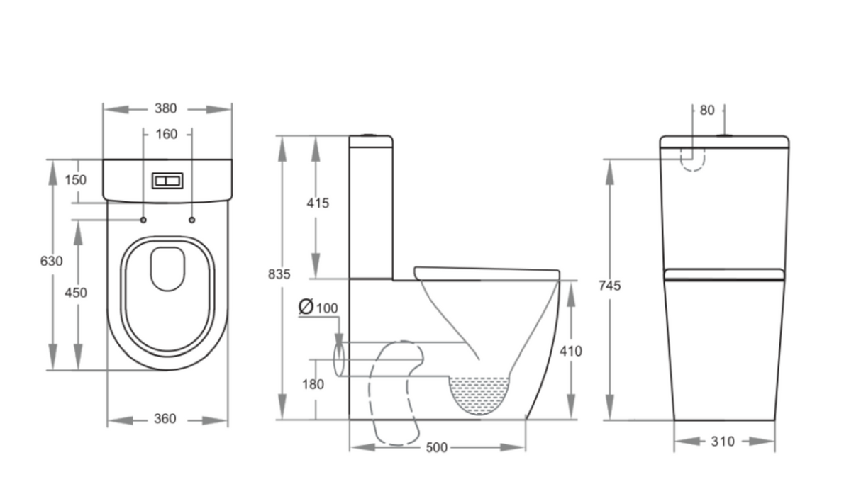 Kartell K-VIT Genoa Round Cistern- White Gloss (GEN024RO)
