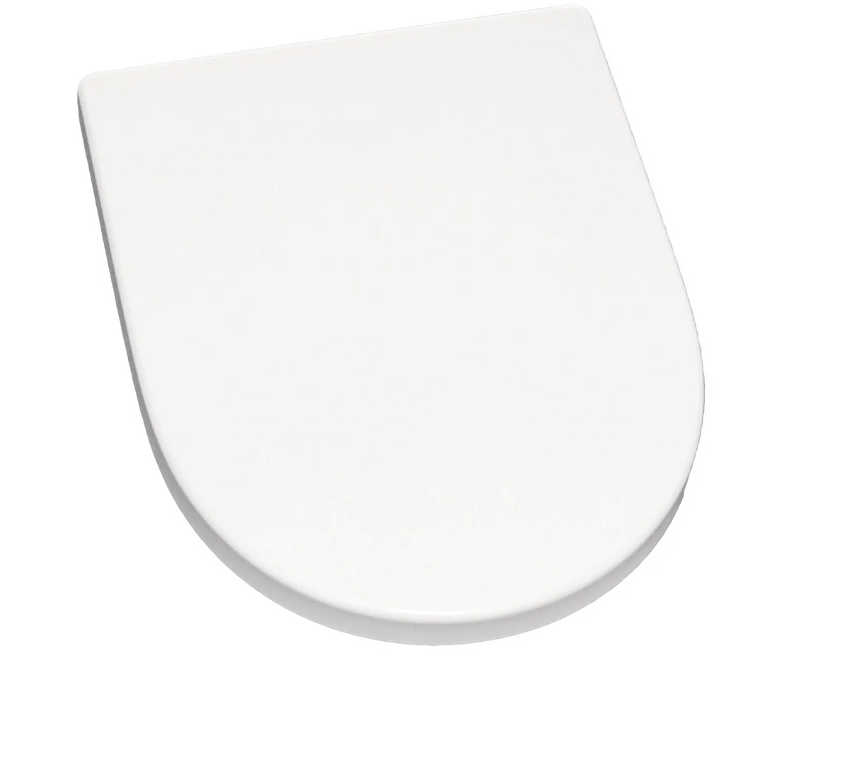 Kartell K-VIT Genoa Round Rimless Back To Wall WC Pan- White Gloss (GEN026RO)