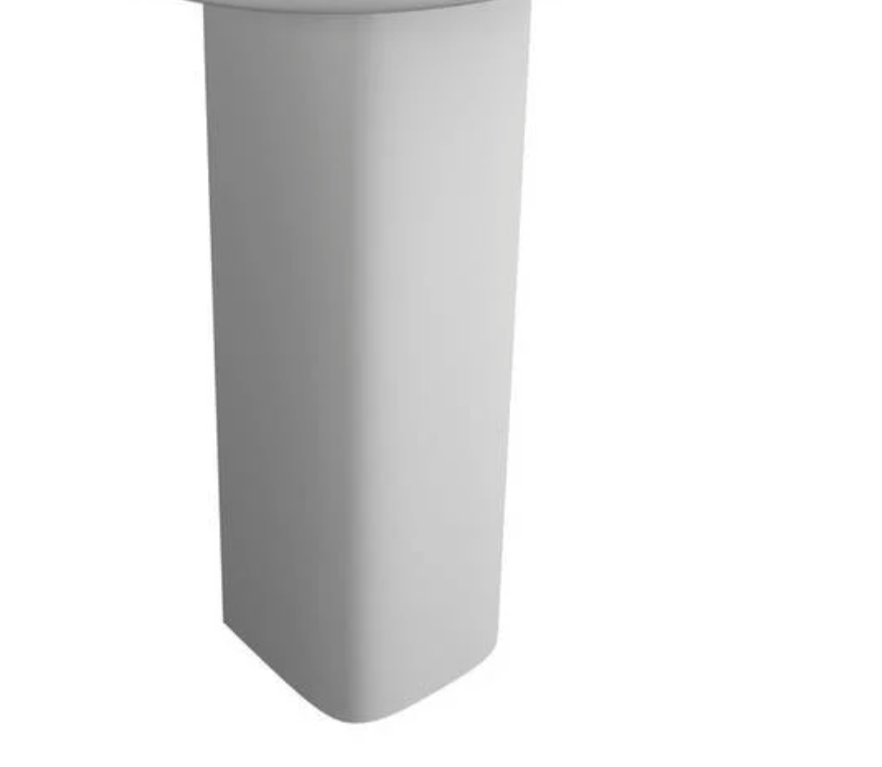 Kartell K-VIT Genoa Round Full Pedestal- White Gloss (GEN030RO)