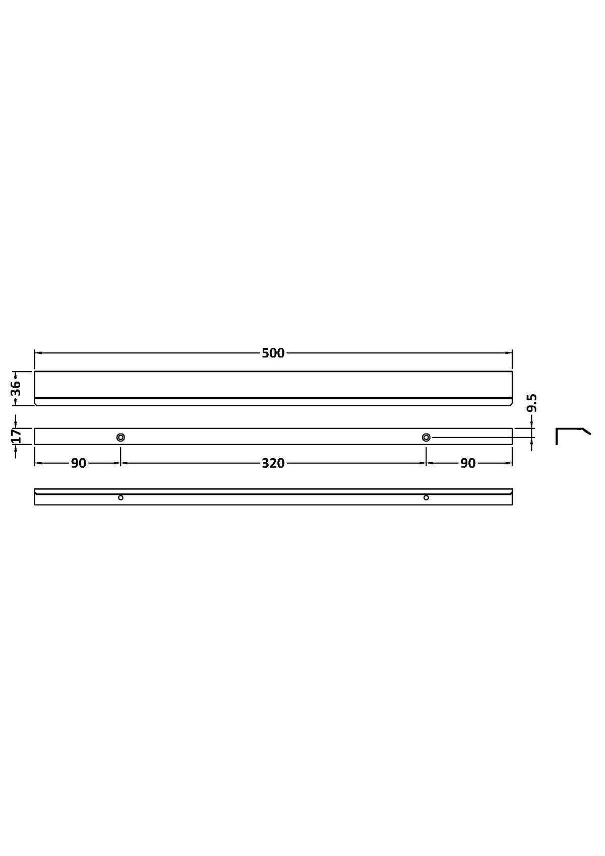 Nuie Finger Pull Handle – 150mm, 300mm & 500mm, photo 9