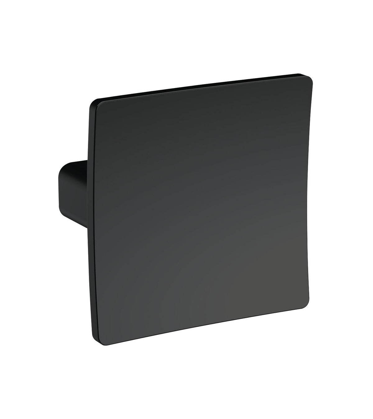 Nuie Square Square Dished Knob Handle – Matt Black, Brushed Pewter or Brushed Brass