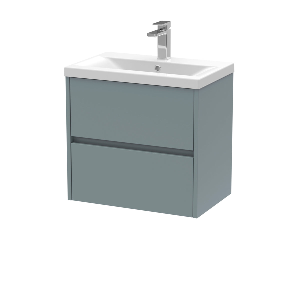 Nuie Havana 2 Drawer Wall Hung Vanity Unit With Basin – 500mm, 600mm & 800mm, photo 3