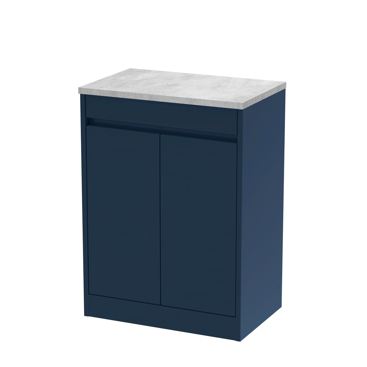 Nuie Havana 600mm 2 Door Floor Standing Vanity Unit With Worktop, photo 5