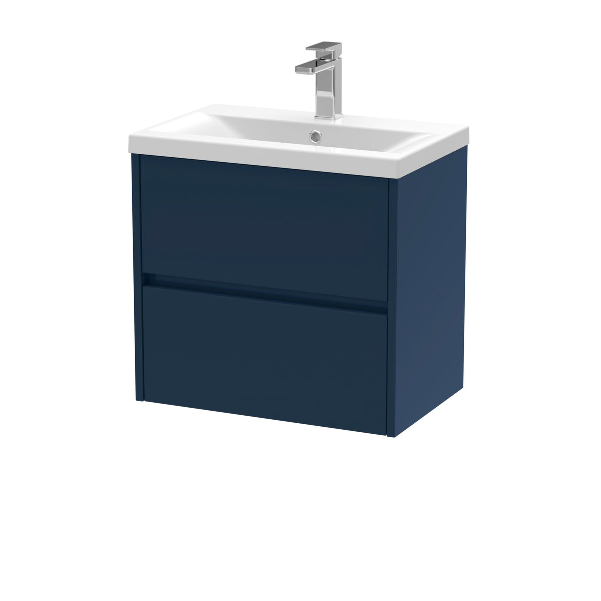 Nuie Havana 2 Drawer Wall Hung Vanity Unit With Basin – 500mm, 600mm & 800mm, photo 5