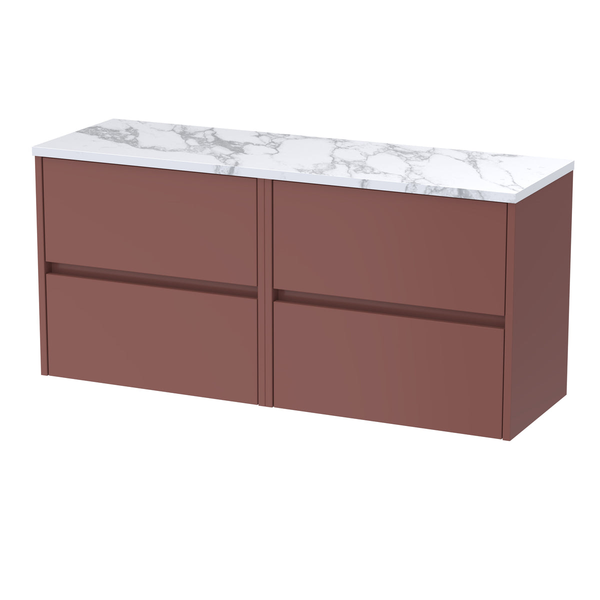 Nuie Havana 1200mm 4 Drawer Wall Hung Vanity Unit With Worktop, photo 7