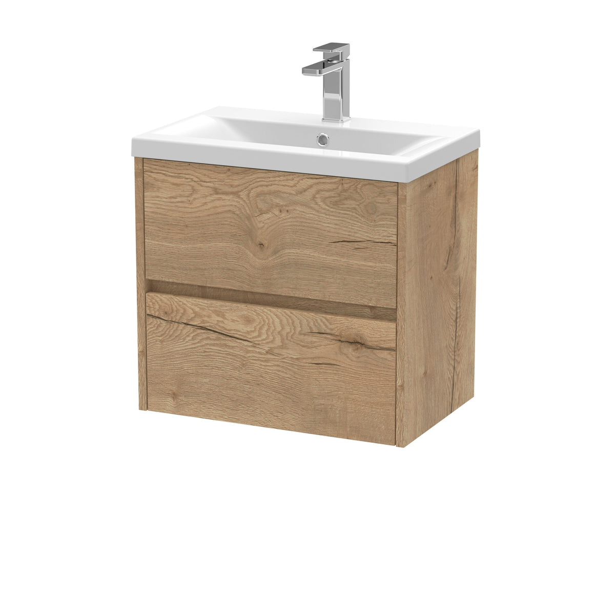 Nuie Havana 2 Drawer Wall Hung Vanity Unit With Basin – 500mm, 600mm & 800mm, photo 8