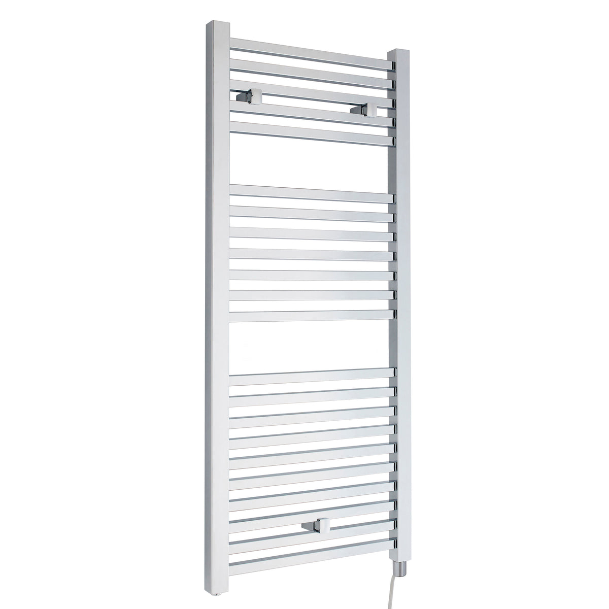 Nuie Eton 1100 x 500mm Vertical Electric Heated Towel Rail – Chrome or Anthracite, photo 2