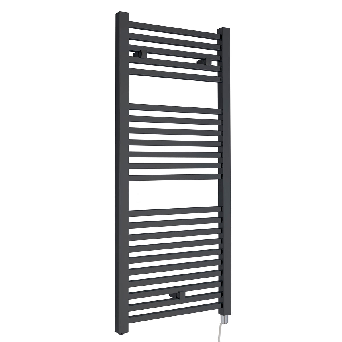 Nuie Eton 1100 x 500mm Vertical Electric Heated Towel Rail – Chrome or Anthracite, photo 3