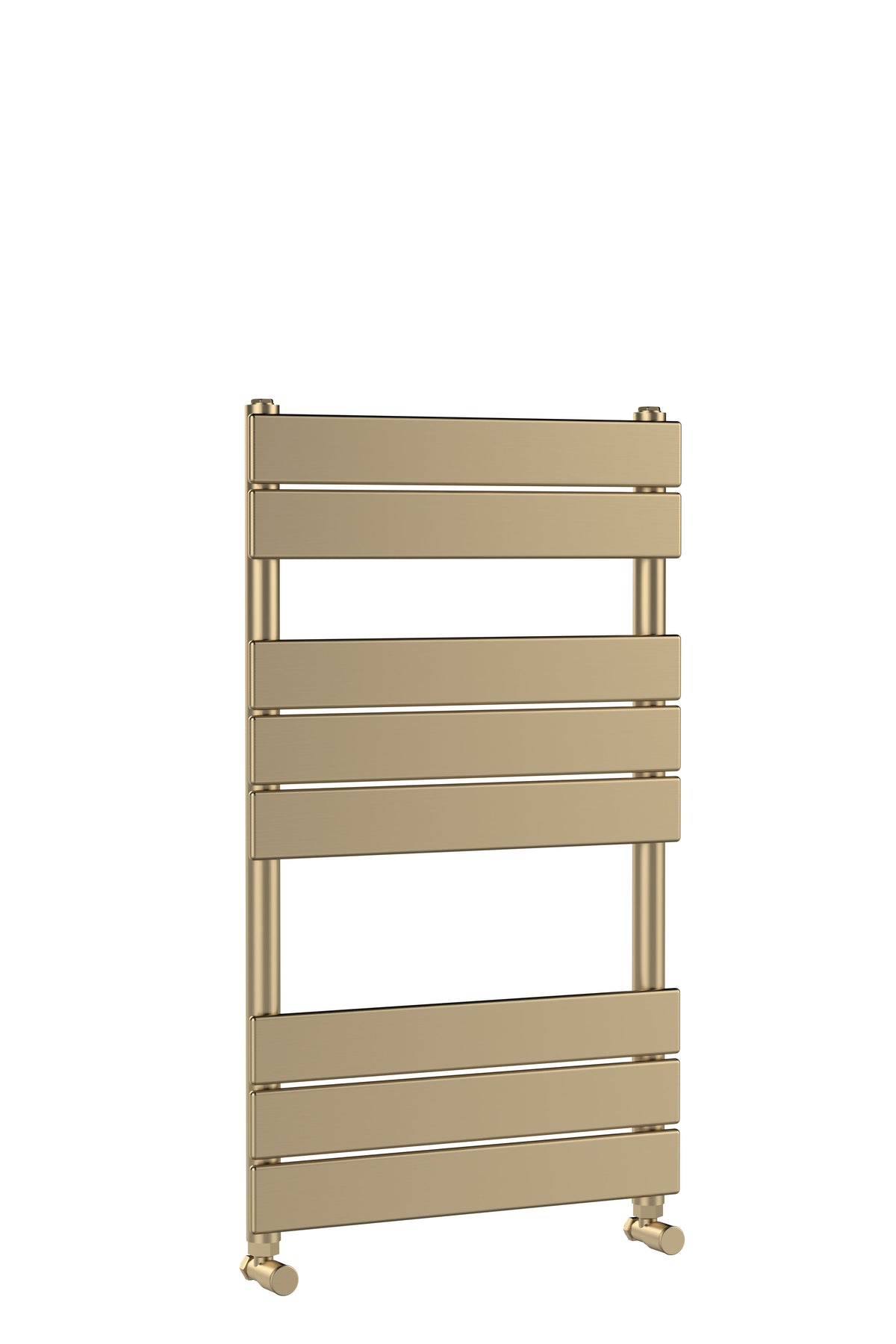 Nuie Piazza 840 x 500mm Vertical Heated Towel Rail – Brushed Brass or Anthracite, photo 2