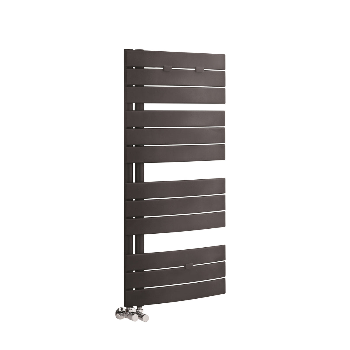 Nuie Elgin 1080 x 550mm Horizontal Heated Towel Rail – Chrome or Anthracite, photo 3