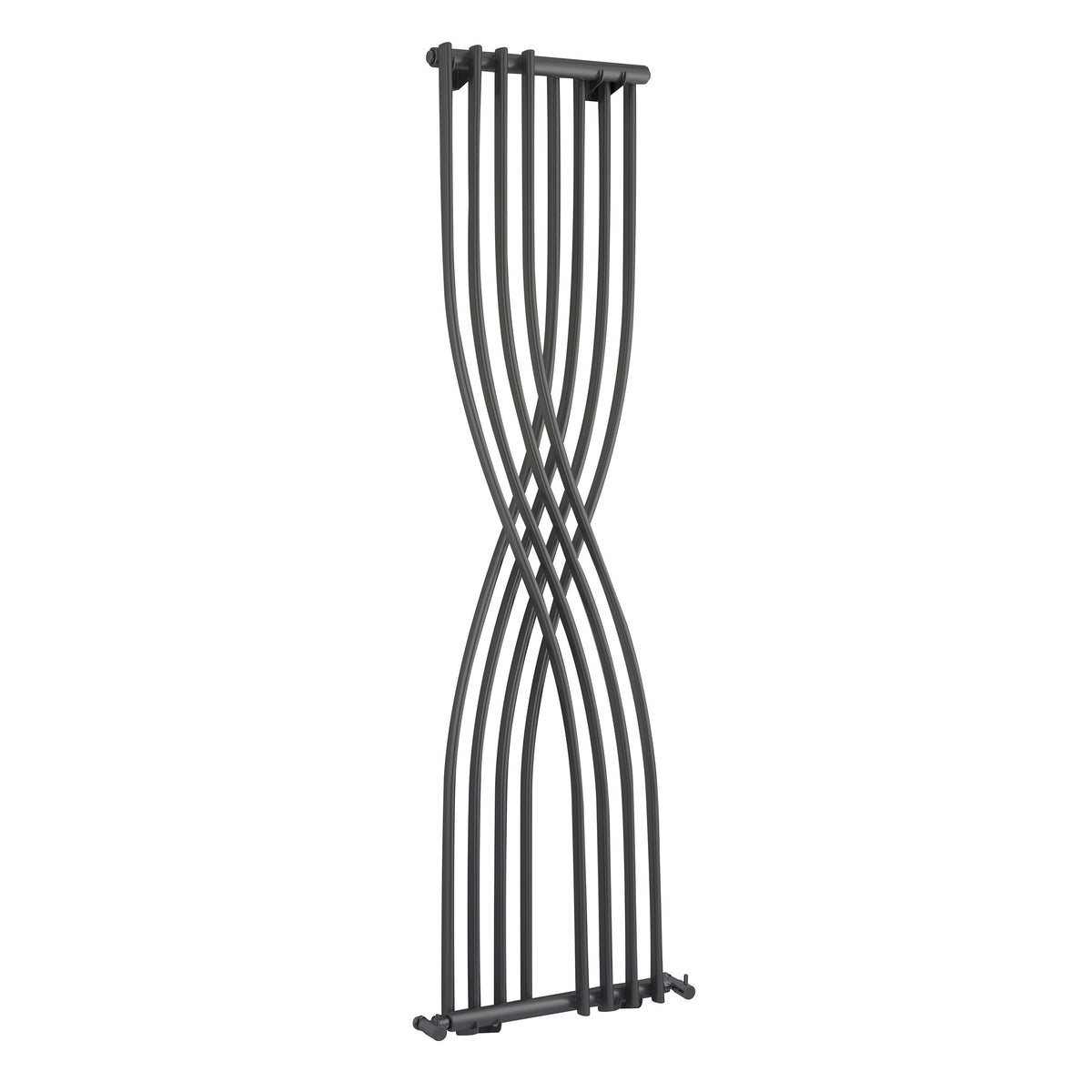 Nuie Xcite 1775 x 450mm Vertical Single Panel Radiator – Anthracite, photo 2