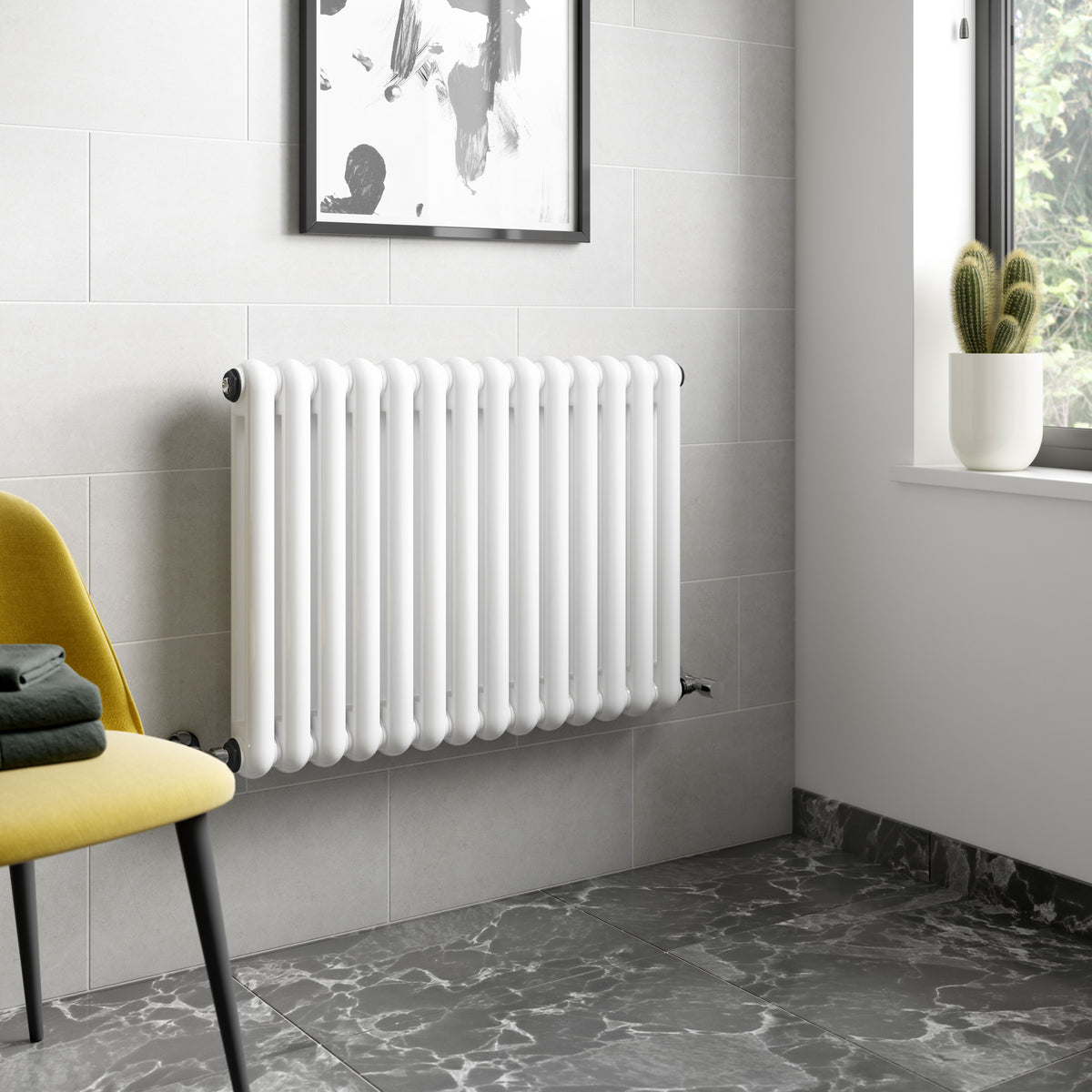 Nuie Salvia Vertical Column Radiator – 853 x 635mm, 863 x 635mm & 1223 x 635mm