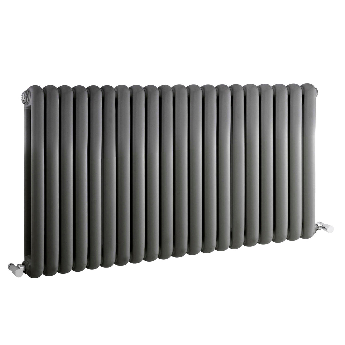 Nuie Salvia 1223 x 635mm Horizontal Column Radiator – Anthracite, photo 2