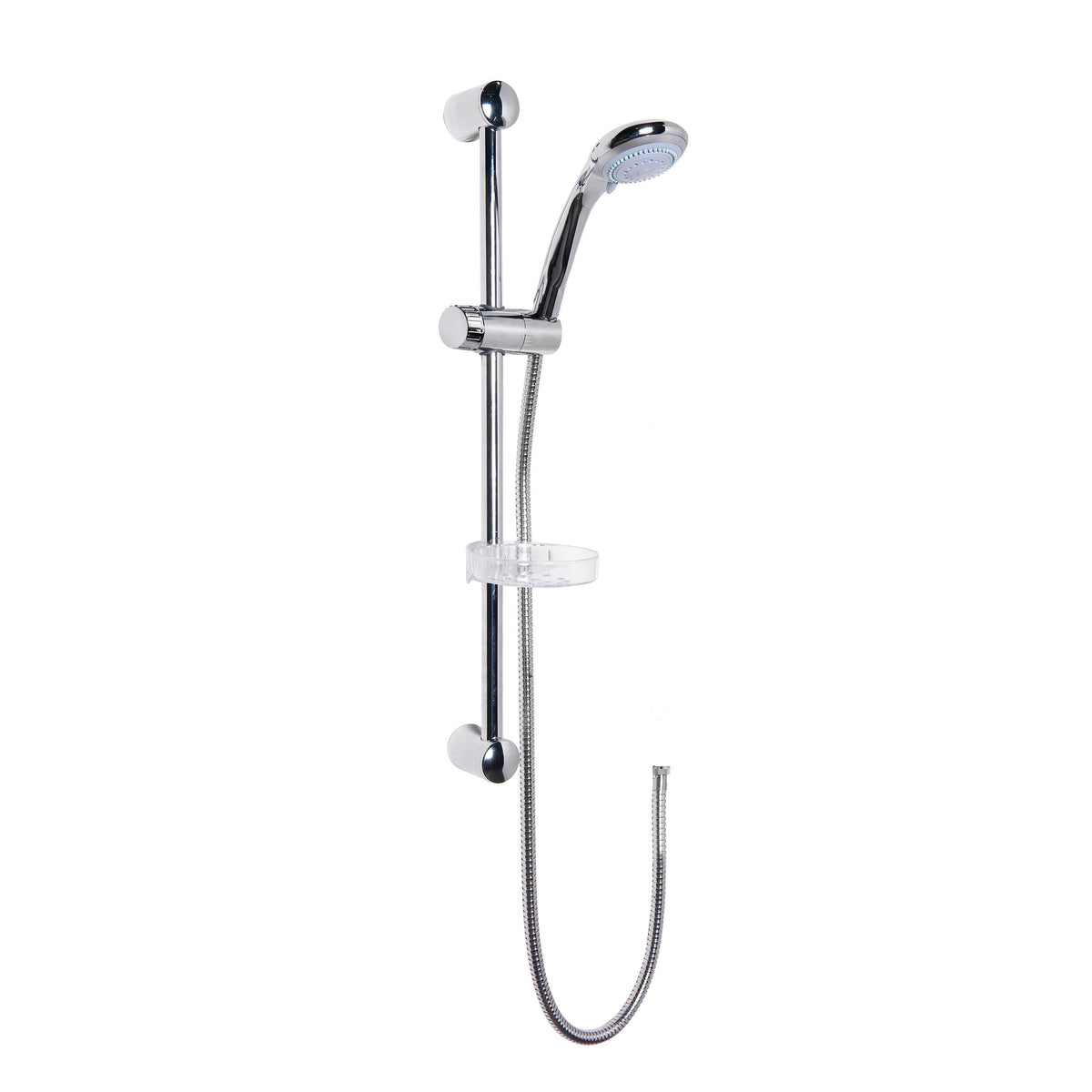 Nuie Shower Slide Rail Kit – 595mm High – Chrome