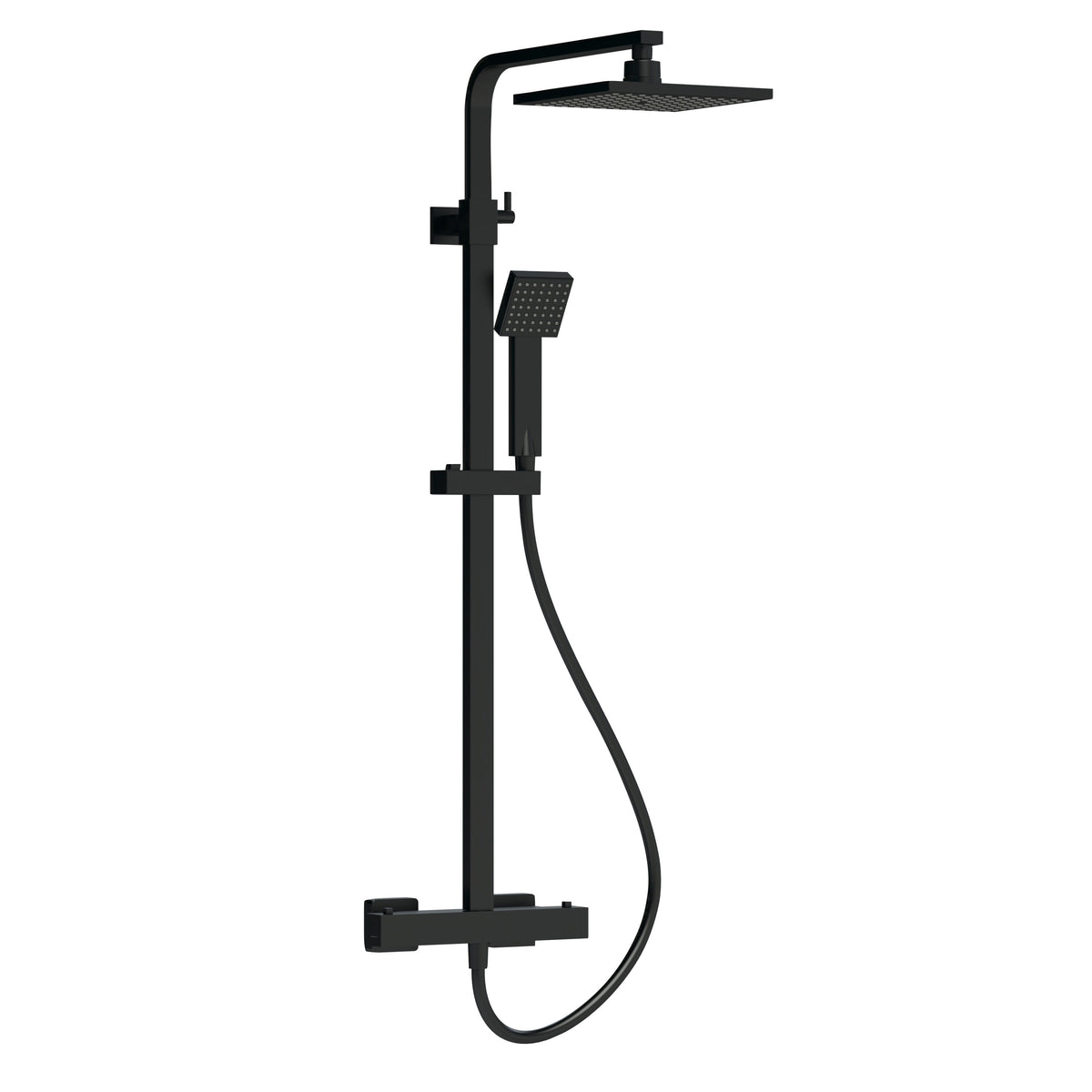 Nuie Thermostatic Bar Dual Shower Valve Shower Kit, photo 2