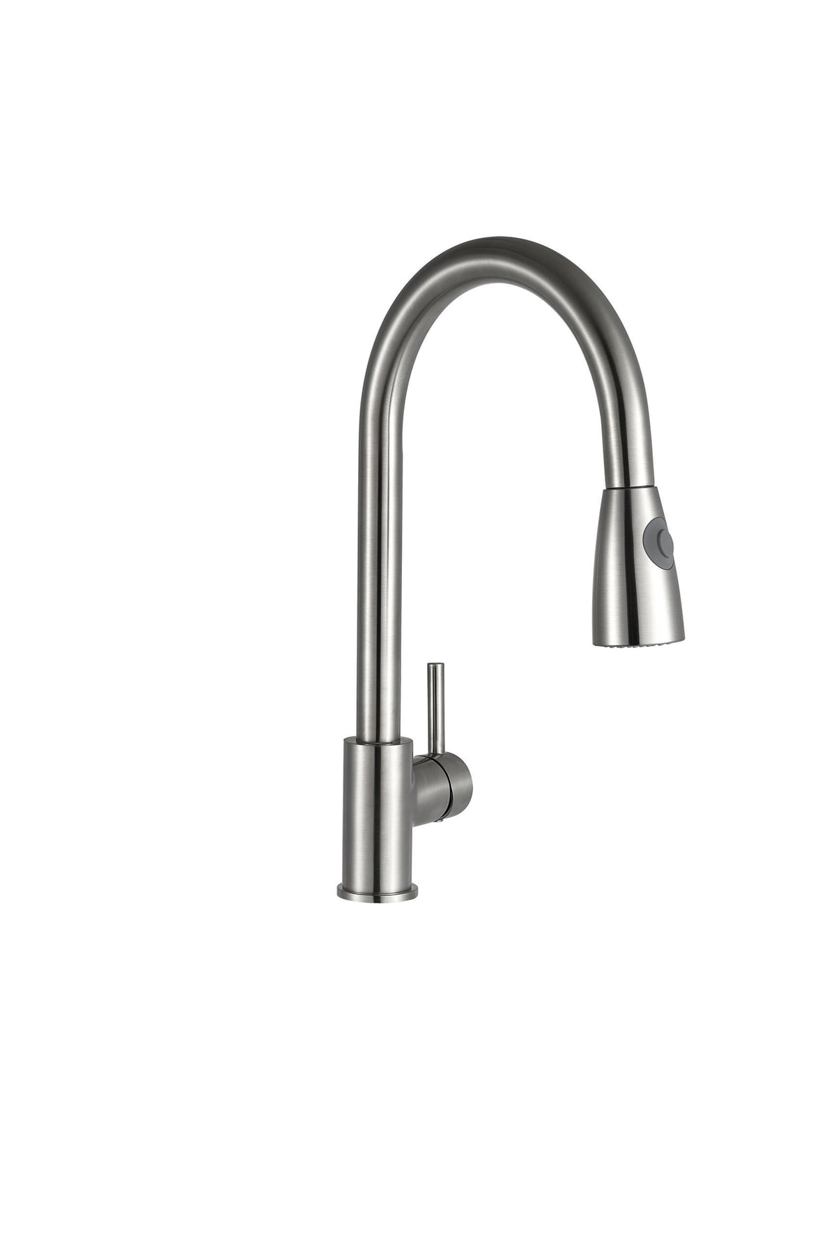 Kartell K-VIT Optima Kitchen Sink Mixer with Pull Out Spray – Brushed Steel (KST004)