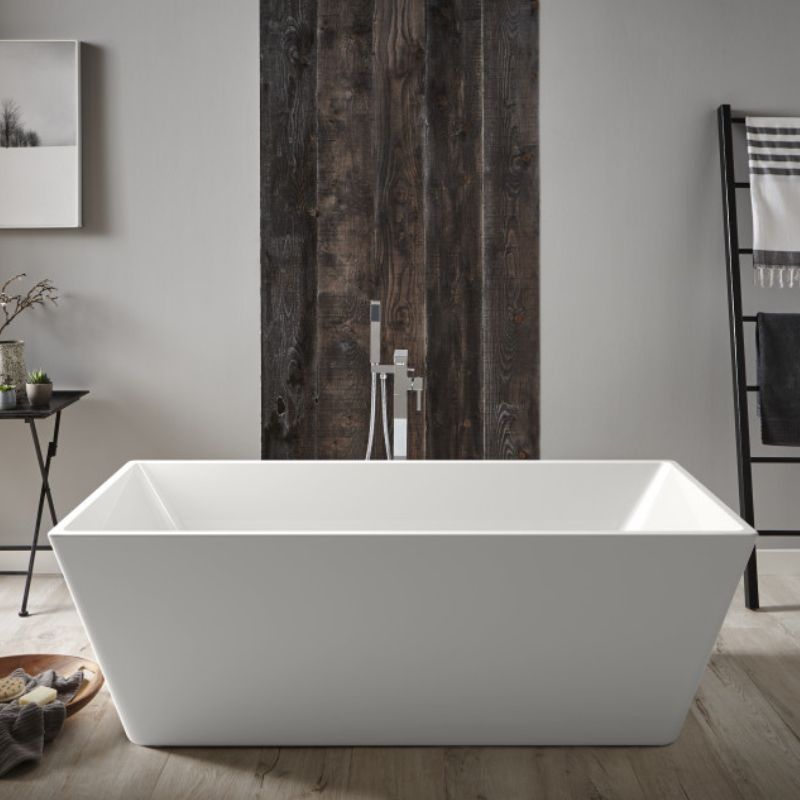 Kartell K-VIT Kruze Freestanding Bath 1700 x 800mm- White Gloss (FSB1700KR)