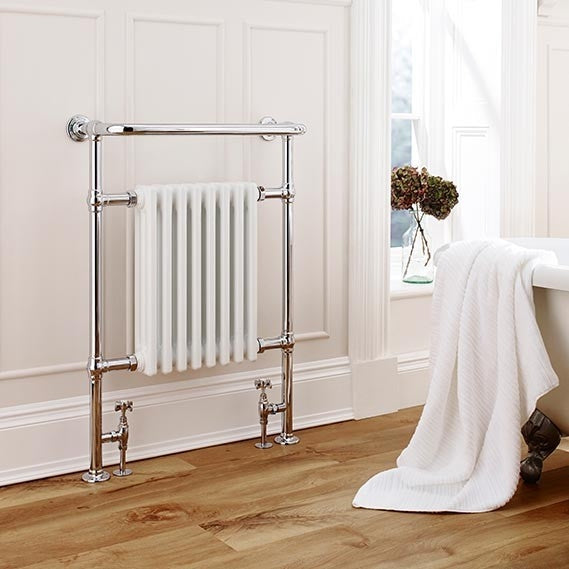 Kartell K-RAD Las Vegas Design Radiator 500mm x 945mm - Chrome and White (LAS-1)