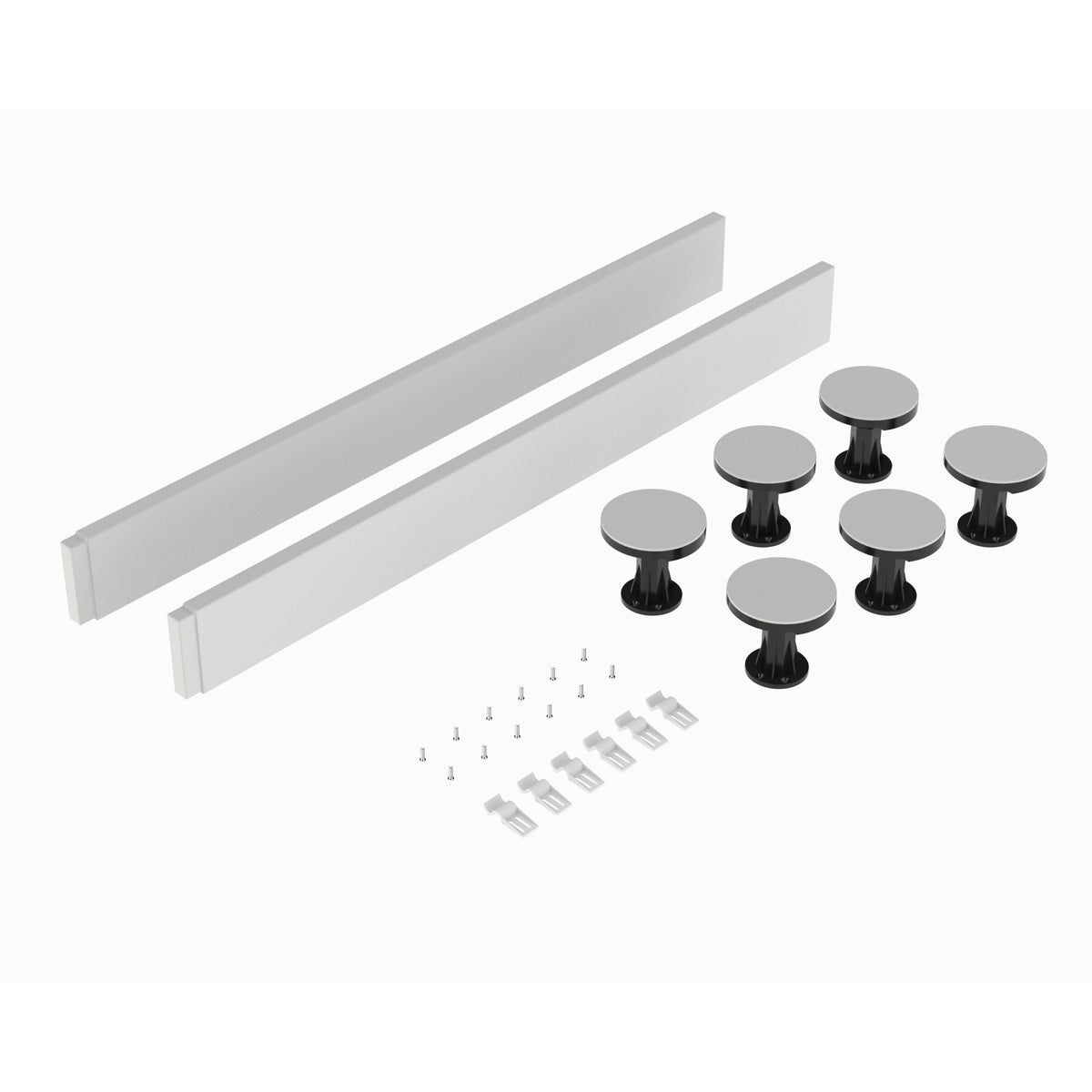 Nuie Square Leg Set With Plinth, Legs, Clips & Screws – 700mm & 1000mm, photo 2