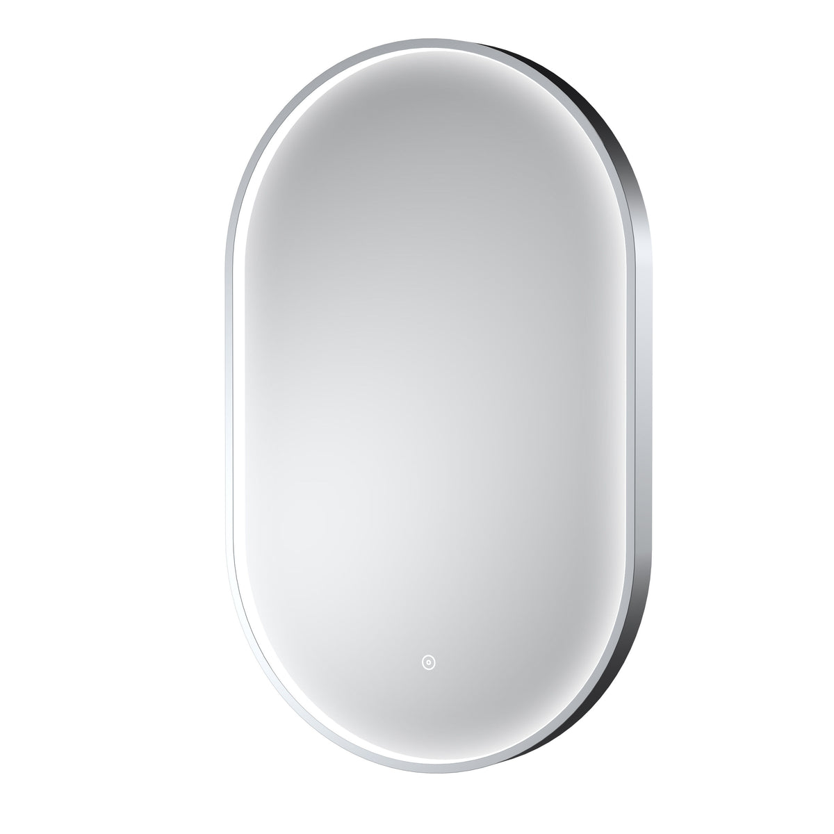 Nuie Columba 500 x 800mm Polished Inset Frame LED Mirror – Chrome, photo 2